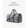 thumbnail image 2 of Bolsa de lona Herschel Supply Co. Herschel Novel Raven Crosshatch, 2 of 6