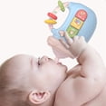 thumbnail image 4 of Cute Hand Rattles Teether Early Educational Plush 3-6 Months Blue, 4 of 8