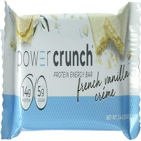 Power Crunch Protein Energy Bar Orignal French Vanilla Creme 1.4-Ounce Bar (2 Pack of 12 Count)