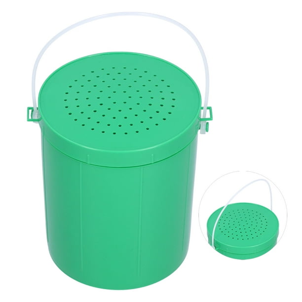 Fishing Bucket,Plastic Portable Lure Fishing Breathable Live
