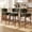Green, variant on Daluvenix Counter Height Bar Stools Set of 2, Mid-Century Bar Chairs with Solid Wood Frame and Backrest, Modern Boucle Fabric BarStool for Kitchen Island, Wooden Dining Room Chair
