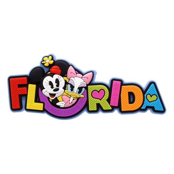Magnet - Soft Touch Figure - Minnie & Daisy Florida