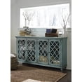 thumbnail image 3 of Ashley Furniture Mirimyn Engineered Wood Accent Cabinet in Antique Teal, 3 of 11