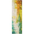 thumbnail image 2 of Addison Rugs Mayfield Premium Machine Washable Transitional Abstract Green Runner Rug, 2'3" x 7'6", 2 of 6
