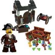 Pirate Bundle - Pirate's Cove, Pirate LEGO Minifigure and Fun Pack