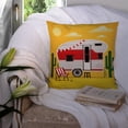 thumbnail image 3 of Camper Van Canvas Fabric Decorative Pillow, 3 of 4