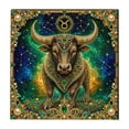 thumbnail image 7 of DIY Zodiac Diamond Painting Art Kit, Framed Pearl Gem Diamond Art Painting, Textured 3D Visual Effect, Astrology‑Style Wall Decor For Displaying Finished Artwork Instantly(Taurus), 7 of 7