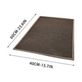 thumbnail image 3 of Tapis de Porte pour Entrée de Maison, Tapis de Porte pour Porte d'Entrée Extérieure, Tapis de Porte Absorbant Lavable pour Intérieur, Tapis de Sol d'Entrée Doux Attrape-Saleté pour Entrée Salon Chambre Douche Déco, 3 of 7