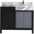 thumbnail image 4 of Lexora Home Zilara 42" Single Marble Top Bathroom Vanity with Chrome Faucet, 4 of 15