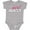 AC-Heather Grey, variant on Inktastic Girl Power Girls Baby Bodysuit