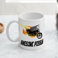 thumbnail image 3 of CafePress - Flaming Awesome Possum Mug - 11 oz Ceramic Mug - Novelty Coffee Tea Cup, 3 of 3