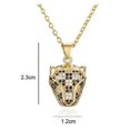 thumbnail image 1 of Pendant Leopard Head Pendant Necklace JFHHH pequeña, 1 of 3