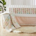 thumbnail image 2 of Levtex Baby - Amelia Crib Bed Set - Baby Nursery Set - Floral - Pink, Blue, Cream, and Green - Watercolor Floral - 3 Piece Set Includes Quilt, Fitted Sheet, and Crib Skirt/Dust Ruffle, 2 of 9