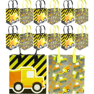 Dtiafu Construction Wrapping Paper - Birthday Gift Wrap Paper Bulk Folded  Flat With Truck Tractor Traffic Signs Patterns for Boys Kids Baby - 20inch  x