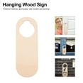 thumbnail image 3 of HINTRMENT 10Pcs Hanging Decor Doorknob Sign Boards Rectangular Khaki Warning Signs Home Use, 3 of 6