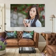 thumbnail image 3 of Kim Jisoo, A Famous Korean Female Singer Canvas Wall Art Print Poster For Home School Office Decor, 3 of 8