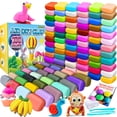 thumbnail image 1 of Arcilla de modelar YOPINSAND para niños, 100 colores, para secar al aire, 1 of 4