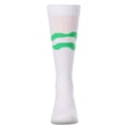 thumbnail image 5 of MeMoi Girls "Double Wave" Ribbed Cotton-Blend Knee High Sock - Girls - Female, 14, Magenta, 5 of 10