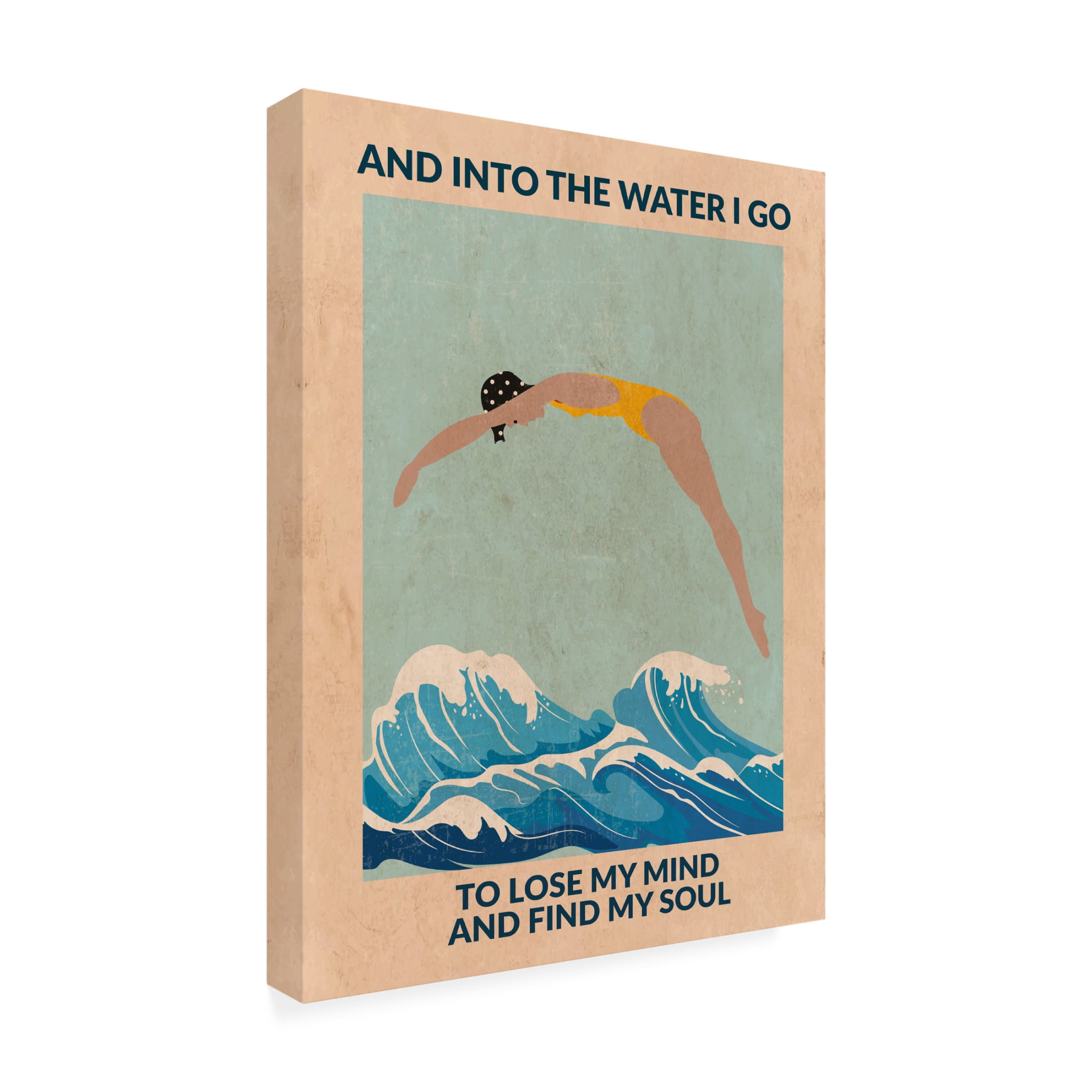 Trademark Fine Art Jon Downer Into the Water I Dive Canvas Wall Art