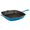 thumbnail image 2 of BergHOFF Neo 5pc Cast Iron Cookware Set with Slotted Steak Press, Blue, 2 of 10