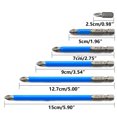 thumbnail image 4 of Isvgxsz 7-Piece Magnetic Anti-Slip Screwdriver Bits, 1/4 inch Hex Shank Phillips Screw Head 25-150mm Long Electric Cross Drill Bit Set, 4 of 9