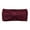 Wine, variant on YWDJ Top Knot Headband for Women Women Fashion Keep Warm Knitting Headband Handmade Sport Hairband Orange