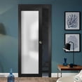thumbnail image 3 of Sliding Pocket Door 36 x 96 inches with Frosted Tempered Glass, 3 of 6