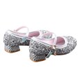 thumbnail image 3 of Toddler Girl Mary Jane Shoes Girls Latin Dance Shoes Princess Rhinestone Shoes Wedding Party Dress Shoes 2-10T, 3 of 8