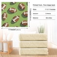 thumbnail image 6 of Yayeee 6 Pack Kitchen Dish Cloths Set for Washing Soft Drying Absorbent Microfiber Towels, Game Day Footballs, 6 of 9
