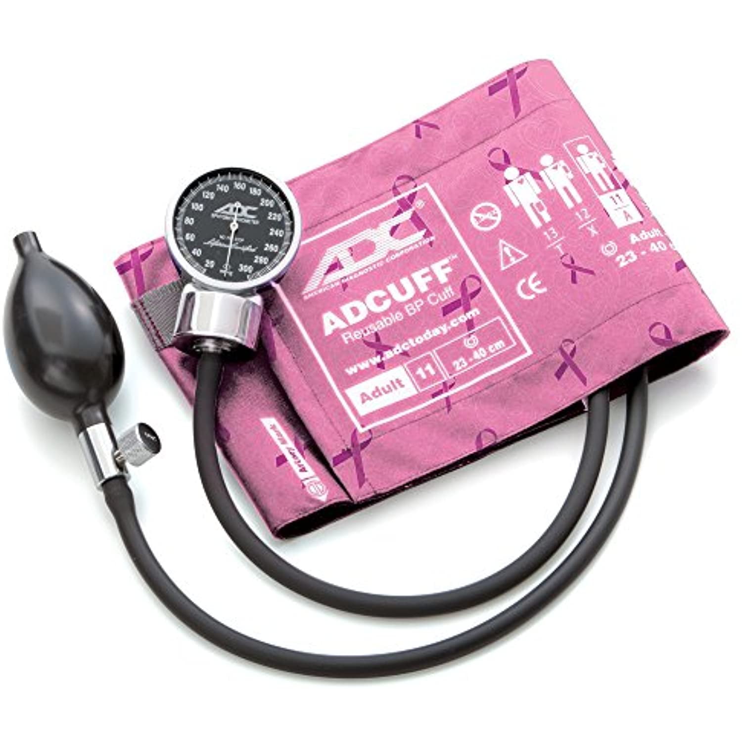 ADC DIAGNOSTIX 700 Pocket Aneroid Sphygmomanometer, Breast Cancer