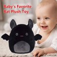 thumbnail image 3 of squishmallow Bat Toy 12 inch squishmallows large animal plush doll, stuffed animal,, holiday birthday Halloween home decoration gift (Black, 30cm) Cherry, 3 of 5
