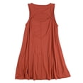 thumbnail image 2 of American Eagle Womens Solid Cut Out Back A-line Dress, Orange, Medium, 2 of 2