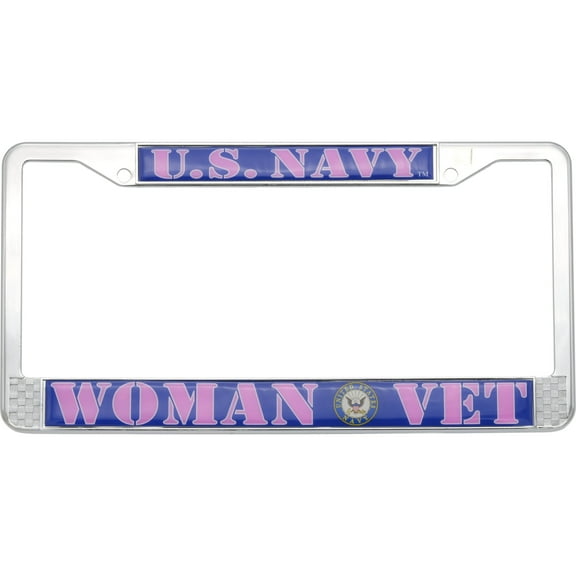 U.S. Navy Woman Vet License Plate Frame