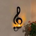 thumbnail image 1 of Wall Candle Holder Durable European Home Candlestick Note Modeling Creative Office Music Note Candle Holder Home Decoration, 1 of 5