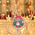 thumbnail image 1 of Adornos Navideños Colgante de Árbol de Navidad con Luz Led onlyliua Papá Noel Muñeco de Nieve Ciervo, 1 of 6