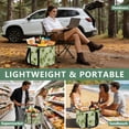 thumbnail image 6 of Collapsible Car Trunk Organizer with Handles 600D Oxford for Car Kitchen and Home Storage, White Flowers 13× 10.2×10.8inch, 6 of 6