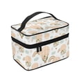 thumbnail image 4 of Yiaed Air Balloon and Flower Print Makeup Bag Travel Cosmetic Bags for Women Girls Zipper Pouch Makeup Organizer, 4 of 4