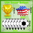 thumbnail image 3 of Yanonmyfd Soccer Balloons Set 11 Pcs, Football Balloons Party Decorations Gold Winner Trophy Balloon USA Patriotic Anniversary World Cup Soccer Sports Theme Party Decorations,Soccer1, 3 of 25