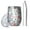 White-2, variant on Floral 12oz Stainless Steel Insulated Wine Tumbler with Lid and Straw – Double Wall Vacuum Mug for Hot & Cold Drinks, 304 Steel Interior, Sweat-Free Design,Thanksgiving,Christmas, Spring,Flower