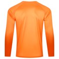 thumbnail image 3 of Voofly UPF 50+ Men's Long Sleeve Fishing Shirts UV Sun Protection Tee Tops For Outdoors Running Workout Orange L, 3 of 10