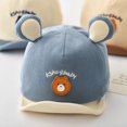 thumbnail image 3 of Gorro de bebé primavera otoño niños y niñas gorra de otoño e invierno lindo gorro de sol para bebé gorra de béisbol para niños marea, 3 of 5