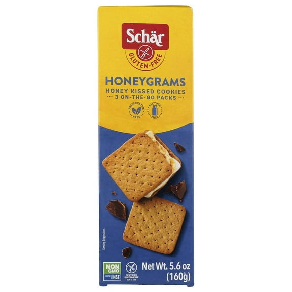 Schar Cookie Honeygrams, 5.6-Ounce 2Pack