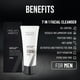thumbnail image 3 of Limpiador facial ABERA Nolan Daily para hombre, 100 ml, paquete de 3, 3 of 8