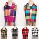 thumbnail image 2 of Bufanda de cachemir para hombre y mujer, chal largo de celosía con borlas de colores, ideal para otoño e invierno, gran oferta Fivean unisex, 2 of 2