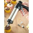 thumbnail image 6 of NUAHRHY Cookie Press Stainless Steel Cookie Maker Machine, 6 of 12