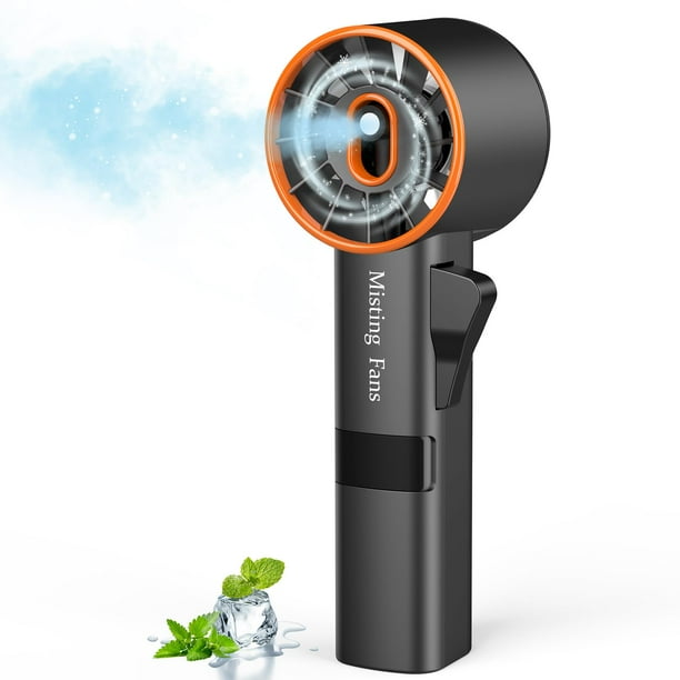 Ventilador portátil portátil Ausic Turbo Fans con Niebla de 3 velocidades