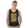 thumbnail image 5 of Work Play Hard Mantra Motto Workout Tank Top T Shirts Men Women Brisco Brands S, 5 of 6