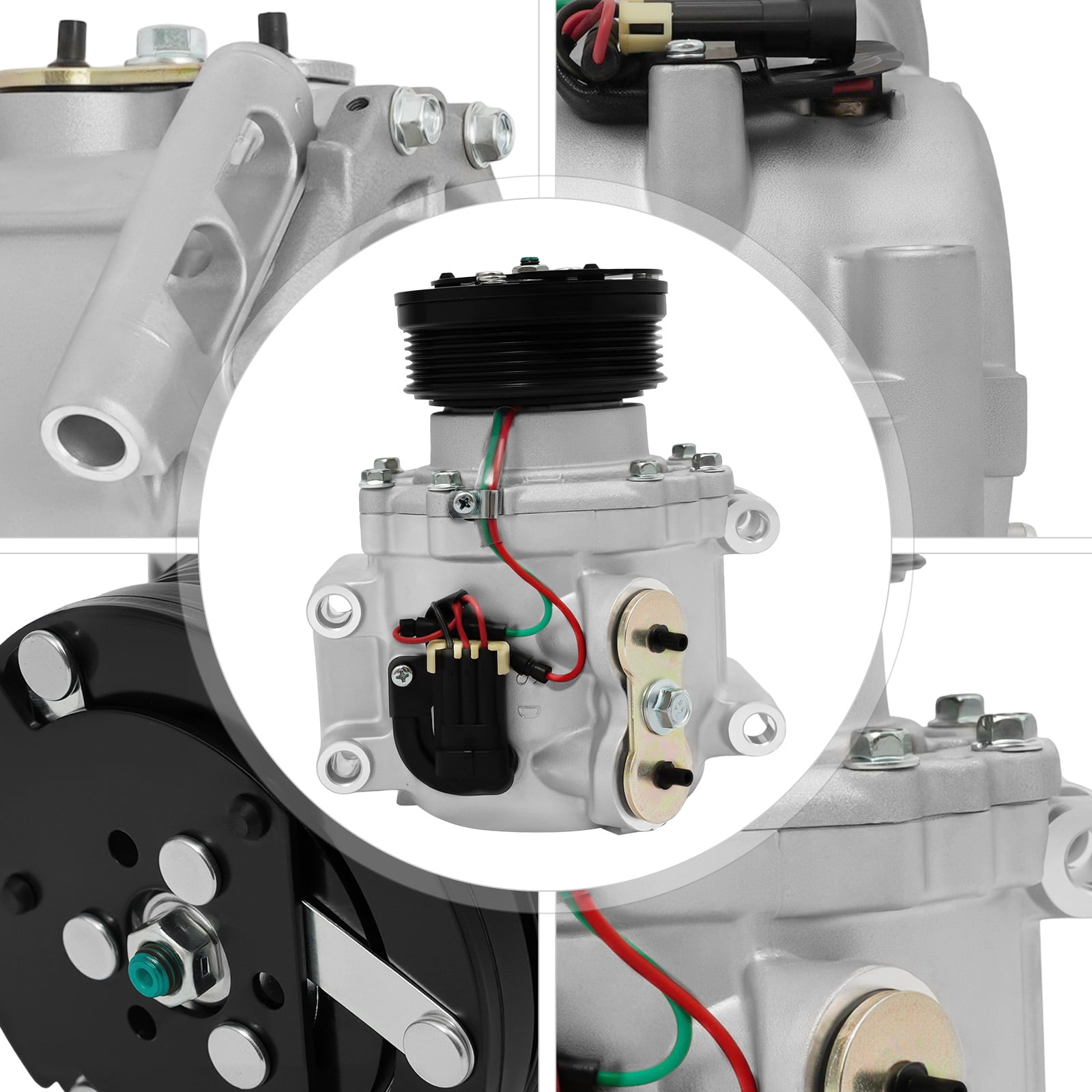 Air Conditioning Compressor, CO4910AC AC Compressor, AC Compressor for Buick Chevrolet GMC Isuzu Oldsmobile Saab