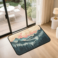 thumbnail image 2 of CURLYOOT Misty Forest Nature Mountain Indoor Doormat, Non-Slip Absorbent Door Mat 24" x 16", Entrance Floor Mat Washable Entry Doormats for Entryway Front Back Door, 2 of 8