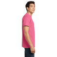 thumbnail image 3 of Gildan Men's Heavy Cotton T-Shirt, Crewneck Heavy Cotton Shirt, Safety Pink, L, 3 of 4